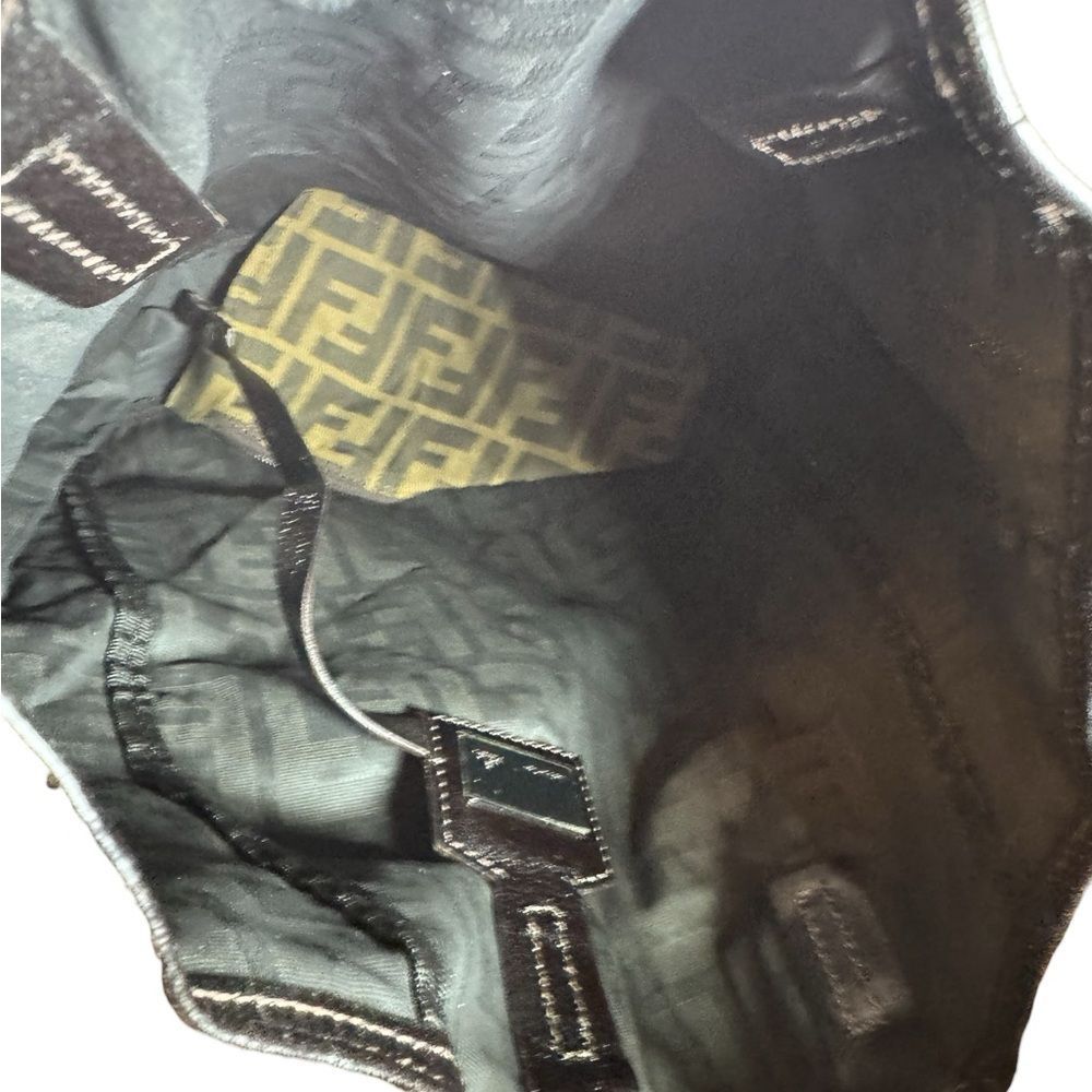 Fendi Brown and Black Zucca Tote - Picture 12 of 16